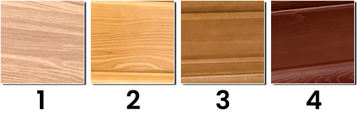 Tipi di legno numerati